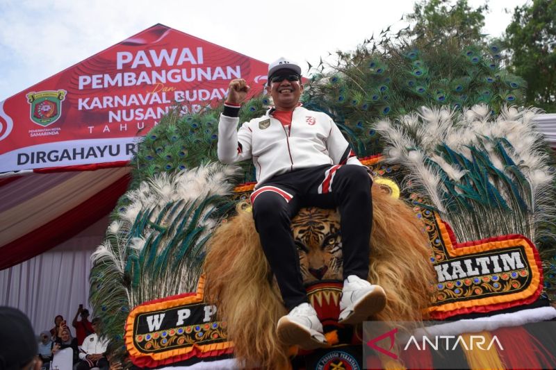 Karnaval Budaya Meriahkan HUT ke-79 Republik Indonesia di Samarinda