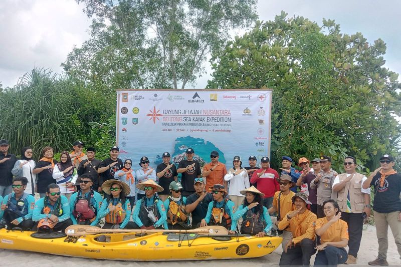 Ekspedisi Dayung Jelajah Nusantara, Promosikan Wisata Bahari Belitung