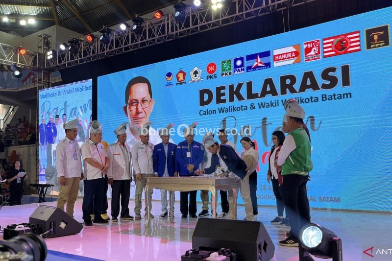 Deklarasi Koalisi Batam Maju Dukung Amsakar dan Claudia di Pilkada 2024