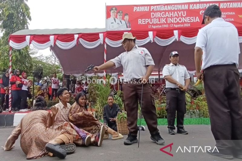 Pawai Pembangunan HUT RI ke-79 di Kotim Libatkan 251 Kelompok
