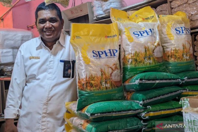 Pemimpin Wilayah Perum Bulog Kanwil Sumut Arif Mandu. ANTARA/Michael Siahaan