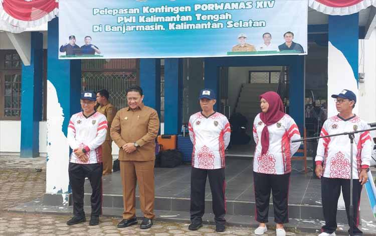 PWI Kalteng Optimistis Juara Umum Porwanas XIV Banjarmasin