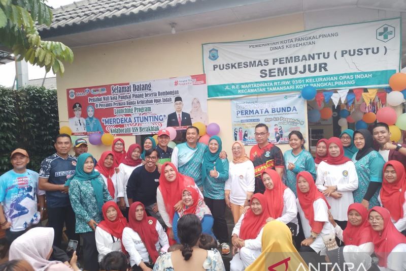 Pejabat Pangkalpinang Jadi Orang Tua Asuh Anak Stunting untuk Kesehatan Generasi Muda