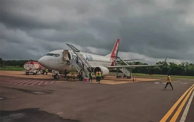 Penerbangan Nam Air Sampit-Surabaya Dibuka Lebih Awal Kerjasama dengan BUMD