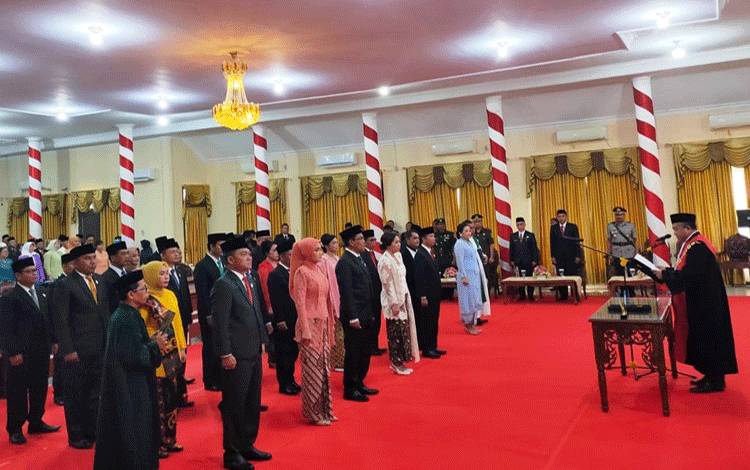 25 Anggota DPRD Lamandau Dilantik, Berikut Daftarnya