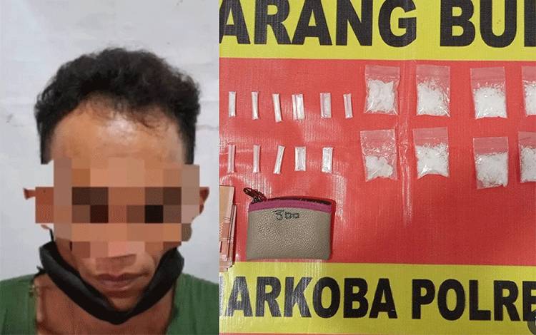 Milik 33 Paket Sabu, Seorang Pria Diringkus Personel Satresnarkoba Polres Kapuas