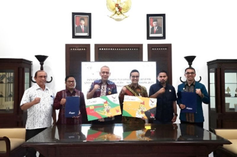 PT Bank Pembangunan Daerah Sumatera Utara (PT Bank Sumut) menggelontorkan dana sebesar Rp2 miliar untuk kelancaran Pekan Olahraga Nasional (PON) XXI yang dijadwalkan 8-20 September 2024 mendatang. (ANTARA/HO