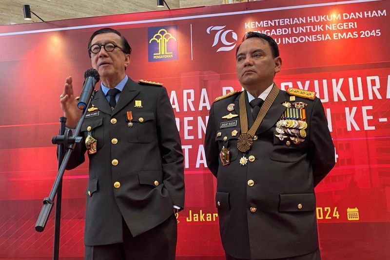 Yasonna Laoly Dukung Supratman Agtas Sebagai Menkumham Baru