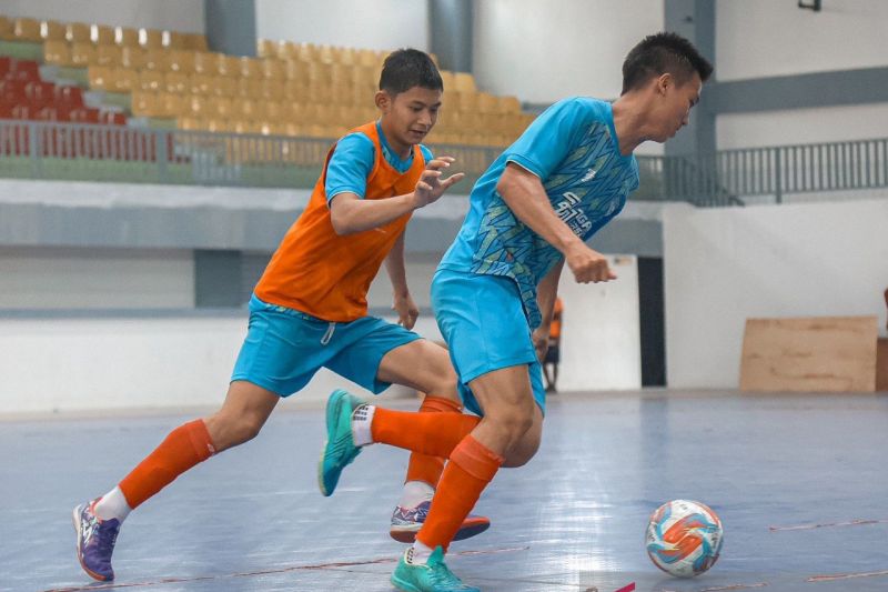 Futsal Putra Sumut Persiapkan Diri Hadapi PON 2024 dengan Agresivitas