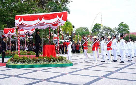 Katma F Dirun Apresiasi Peran Pasukan Paskibraka Kalteng Sukseskan Peringatan HUT RI