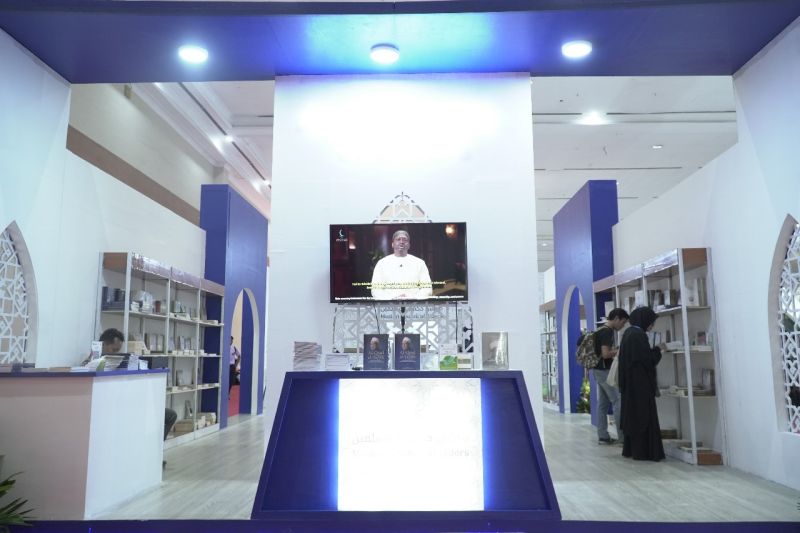 Anjungan Majelis Hukama Muslimin (MHM) dalam Islamic Book Fair 2024 beberapa waktu lalu. (ANTARA/HO-Majelis Hukama Indonesia)