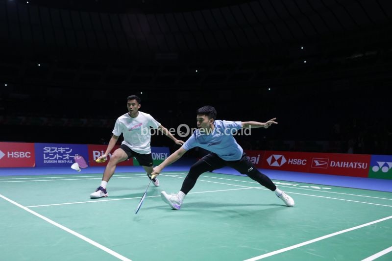 Tim bulutangkis Indonesia memaksimalkan latihan di main hall Yokohama Arena untuk menghadapi turnamen Daihatsu Japan Open 2024 yang berlangsung di Yokohama pada 20-25 Agustus mendatang. (ANTARA/PB-PBSI)
