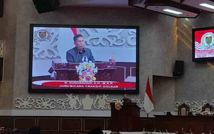 Paripurna ke-13: Fraksi Golkar Ajukan 3 Pertanyaan terkait Rancangan Perubahan APBD 2024