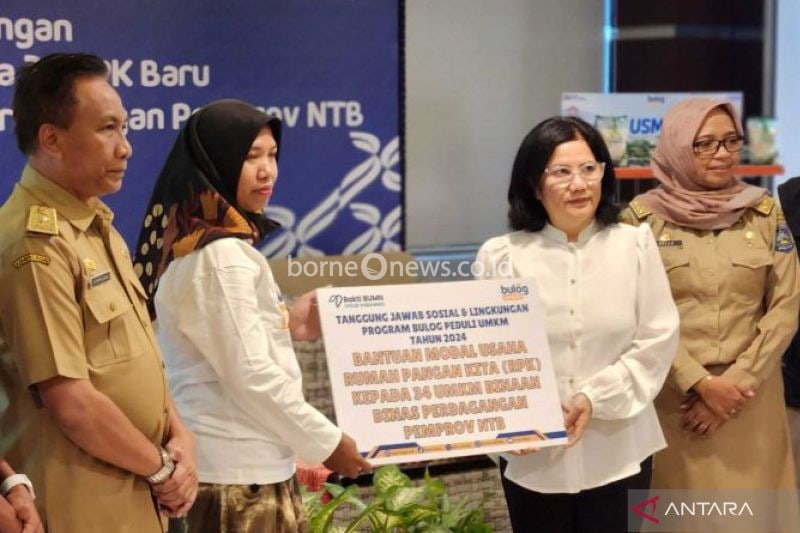 Bulog Salurkan Bantuan untuk 35 UMKM RPK di Nusa Tenggara Barat