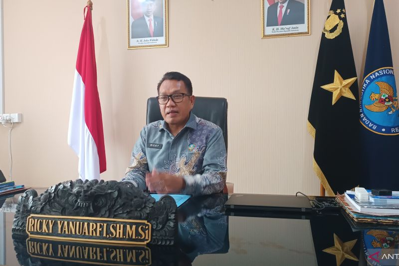 Kepala BNNP Sumbar, Brigjen Pol Riki Yanuarfi. (ANTARA/Miko Elfisha)
