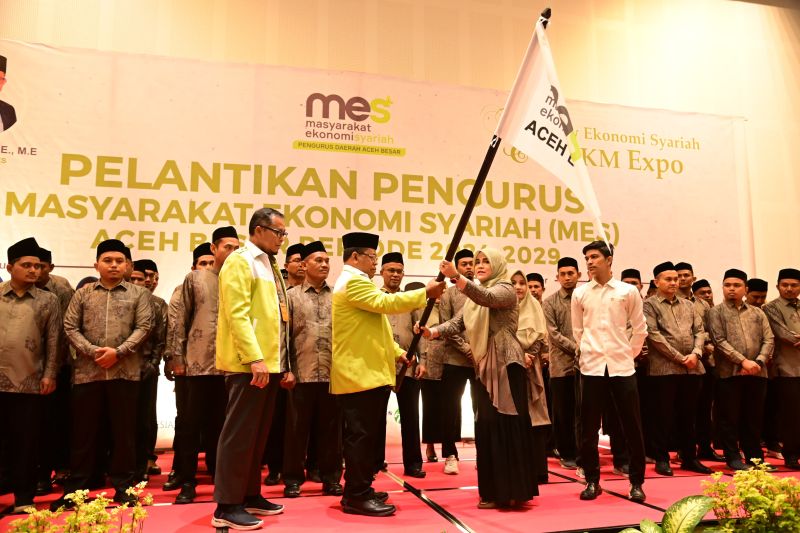 Pelantikan pengurus MES Aceh Besar (ANTARA/ HO-MC Aceh Besar)