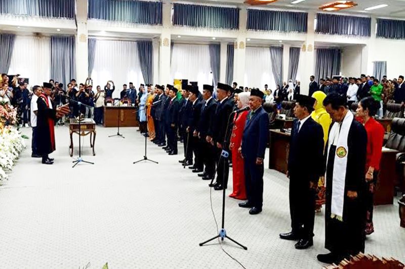 Pelantikan 25 Anggota DPRD Barito Utara Periode 2024-2029