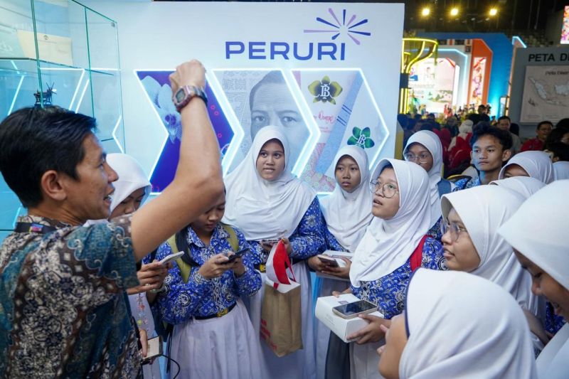 Partisipasi Peruri pada Festival Rupiah Indonesia Berdaulat (FERBI) 2024 di Istora Senayan, Jakarta. ANTARA/HO-Peruri