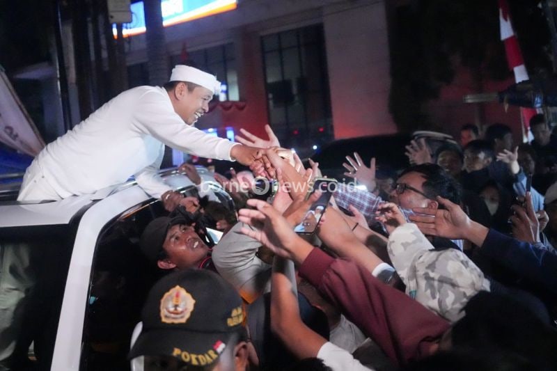Dedi Mulyadi saat menyapa warga. (ANTARA/Dok Dedi Mulyadi)