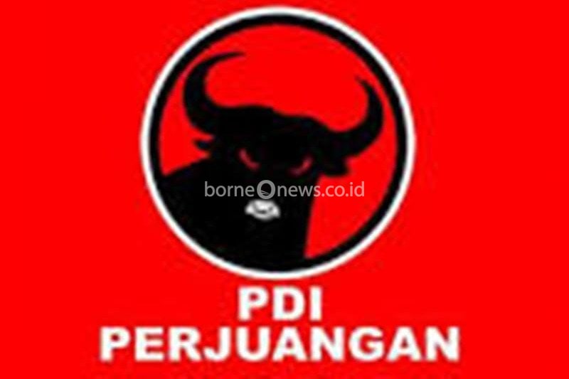 Ilustrasi - Logo parpol PDIP. (Dok Antara)