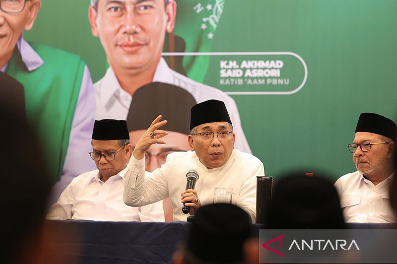 Ketua Umum PBNU Yahya Cholil Staquf atau Gus Yahya ). ANTARA/HO-PBNU/aa. (Handout PBNU)