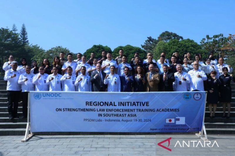 Indonesia dan UNODC Tingkatkan Kapasitas Pelatih Penegakan Hukum