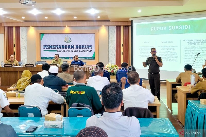Kejaksaan Situbondo Berikan Penerangan Hukum Pupuk Subsidi untuk PPL