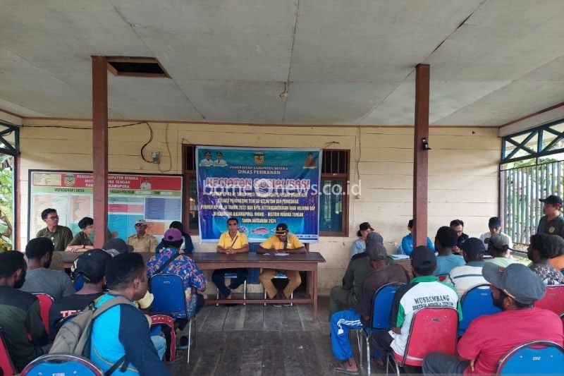 Sosialisasi Kartu Pelaku Usaha untuk Nelayan OAP di Timika
