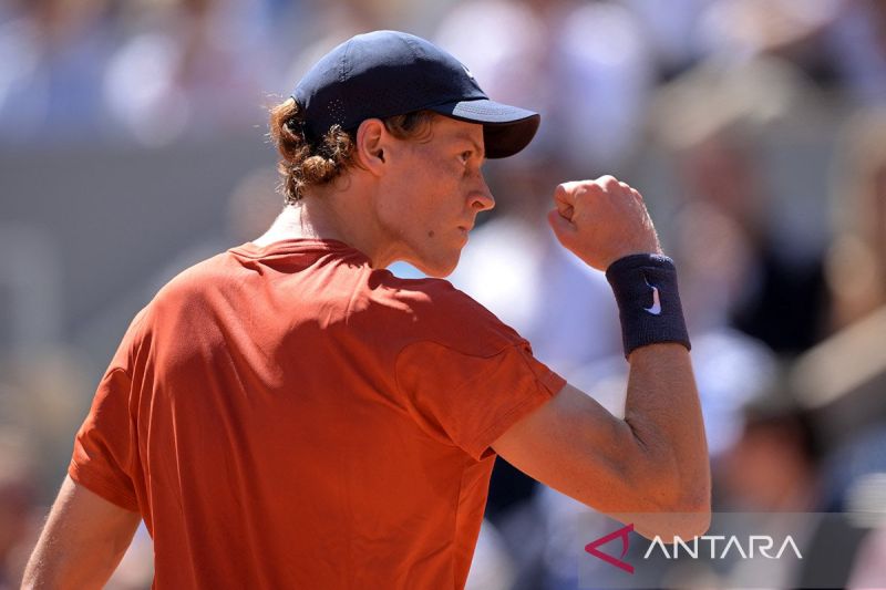 Sinner Taklukkan Djokovic untuk Capai Final Roland Garros Pertamanya