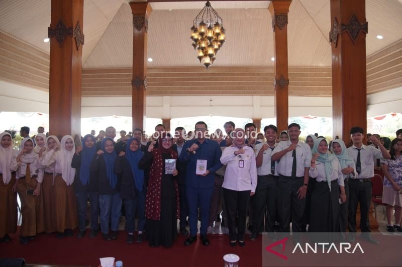 Pelaksanaan sekolah kebangsaan bagi pemilih pemula (Gen Z) di Kota Mojokerto, Jawa Timur ANTARA/HO-Pemkot Mojokerto.