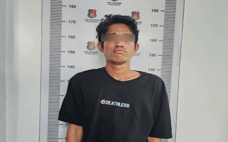 Ancam Tetangga Gunakan Sajam, Pria di Sampit Ditangkap Polsek Baamang