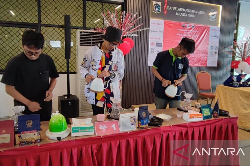 Lomba Meracik Kopi di Jakarta Timur, Dorong Kreativitas Barista Muda