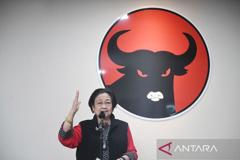 Arsip - Ketua Umum PDI Perjuangan Megawati Sukarnoputri. ANTARA FOTO/Akbar Nugroho Gumay/nz/pri.