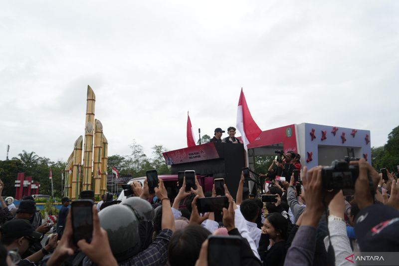 Masyarakat Kalbar Sambut Meriah Veddriq Leonardo Kembali Ke Tanah Air