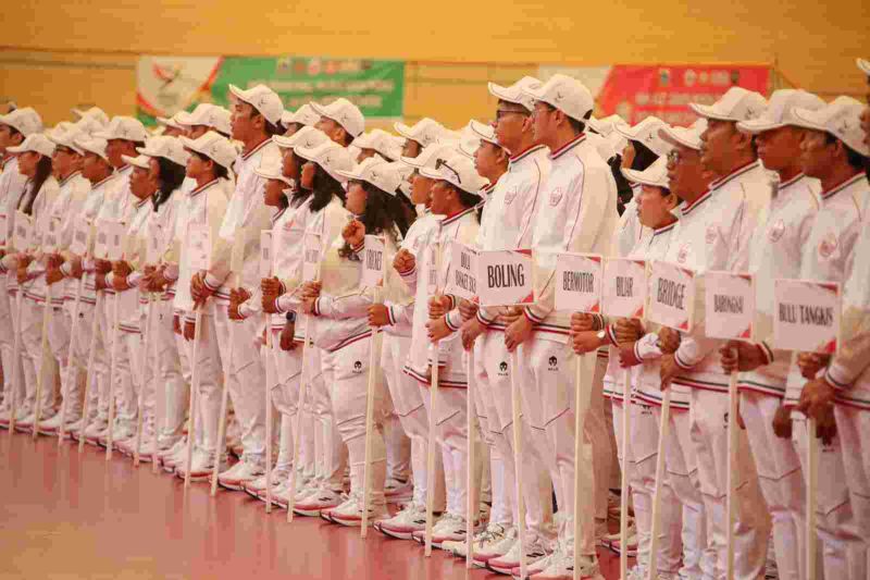 Para atlet dari DKI Jakarta yang akan berlaga di di Pekan Olahraga Nasional (PON) XXI di Aceh dan Sumatera Utara pada September 2024. ANTARA/HO-Dinas Kominfotik DKI Jakarta