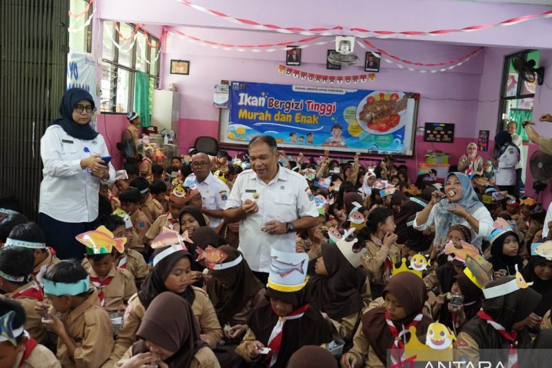 Kampanye Gemarikan di SDN Johar Baru, Tingkatkan Minat Makan Ikan