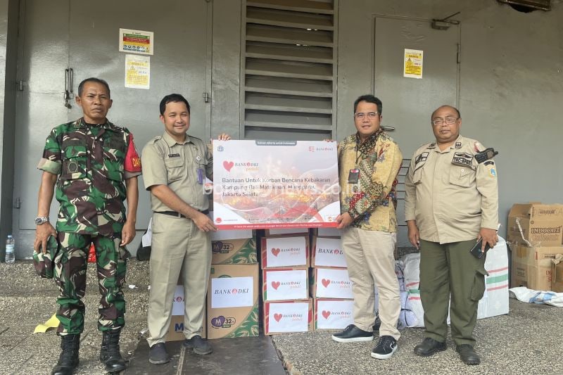 Bank DKI Salurkan Bantuan untuk Penyintas Kebakaran Manggarai