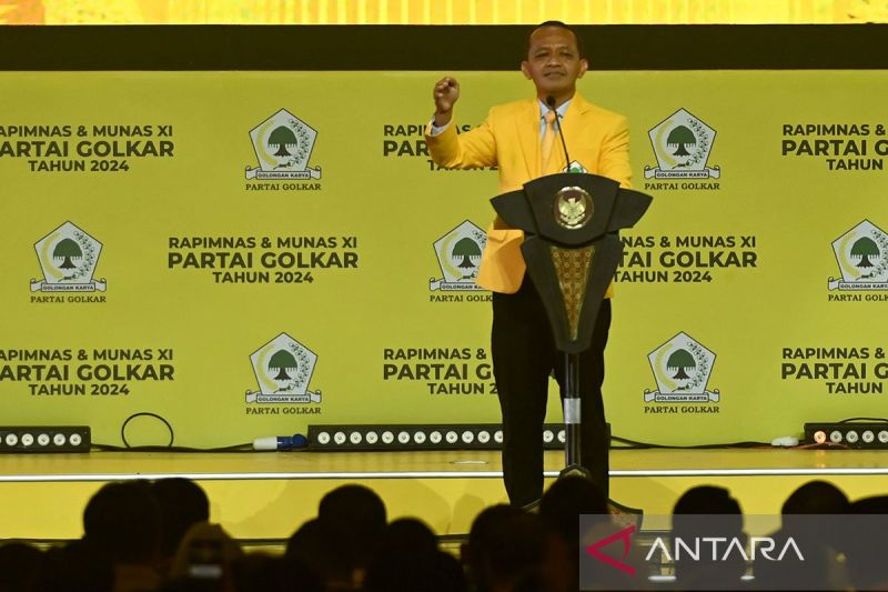 Bahlil Lahadalia Resmi Terpilih Sebagai Ketum Partai Golkar 2024-2029