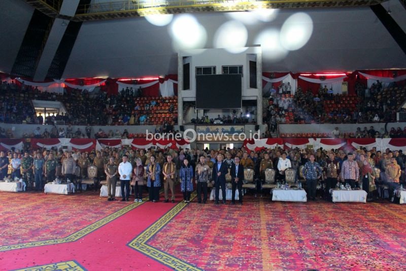 Kementerian Pendidikan, Kebudayaan, Riset, dan Teknologi (Kemendikbudristek) mengembangkan potensi peserta didik Sekolah Menengah Kejuruan (SMK) melalui gelaran Lomba Kompetensi Siswa (LKS) SMK tingkat nasional 2024 di Gedung Serba Guna Universitas Lampung, Selasa (20/8/2024). (ANTARA/HO-BKHM Kemendikbudristek)