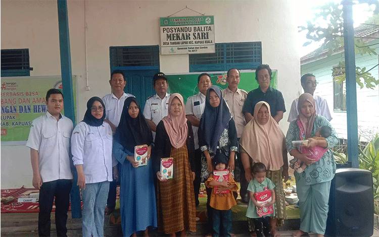 Camat Dukung Penanganan Stunting Lewat Rumah Pangan B2SA di Desa Tamban Lupak