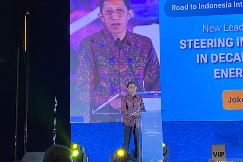 Country Director World Resources Institute (WRI) Indonesia Nirarta Samadhi dalam acara Road to Indonesia Sustainability Forum (ISF) 2024 di Jakarta, Kamis (22/8/2024) (ANTARA/Prisca Triferna)