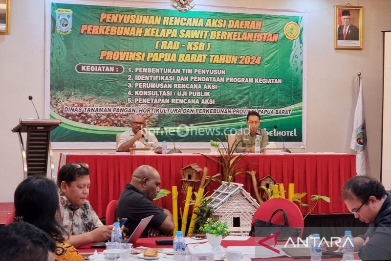 Rencana Aksi Perkebunan Sawit Berkelanjutan Papua Barat Disusun