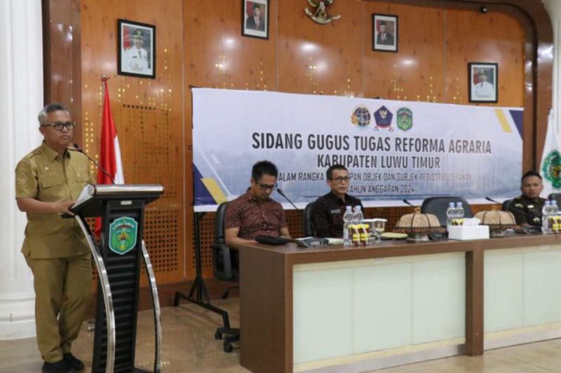 Bupati Luwu Timur Targetkan 3.200 Bidang Tanah Untuk Redistribusi