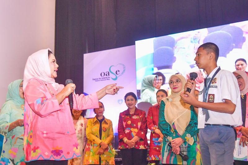 Ibu Negara Sampaikan Pentingnya Pahami Bahaya Narkotika untuk Generasi Muda