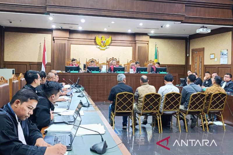 Sidang pemeriksaan saksi kasus dugaan korupsi timah di Pengadilan Tindak Pidana Korupsi (Tipikor) Jakarta, Kamis (22/8/2024). ANTARA/Agatha Olivia Victoria