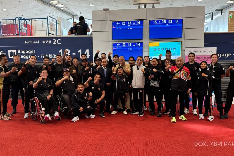 Kontingen Indonesia Tiba di Paris, Siap Bertanding di Paralimpiade 2024