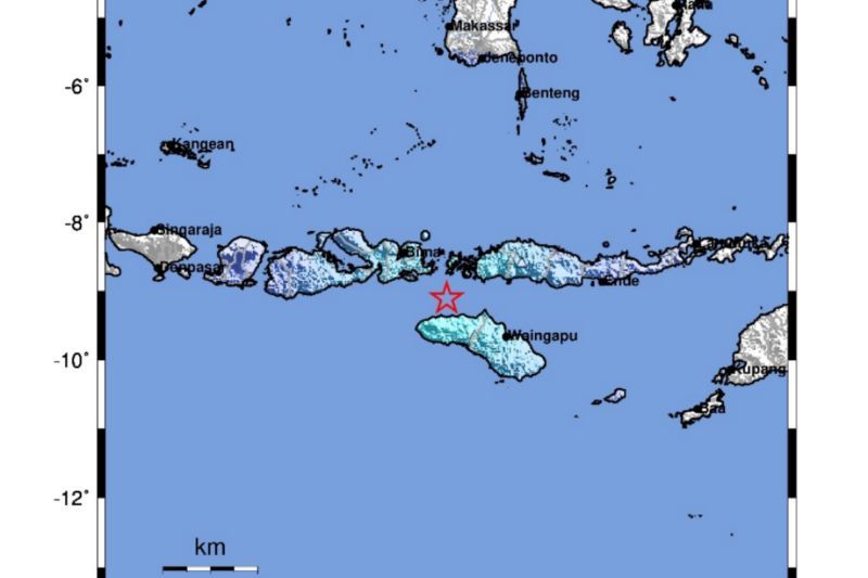 Gempa Magnitudo 5,3 Guncang Sumba Barat NTT, Warga Diimbau Tenang