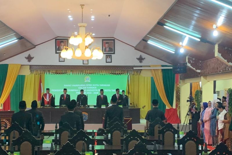 Pelantikan 30 Anggota DPRD Kota Tarakan Masa Jabatan 2024-2029