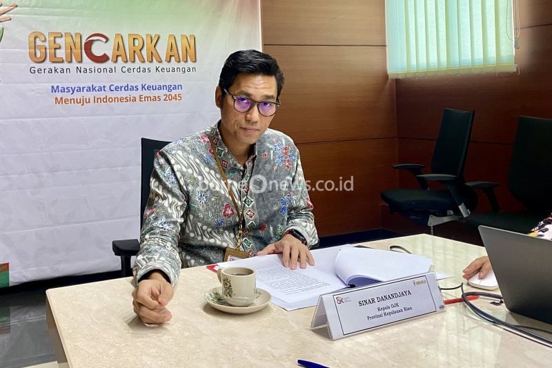 Kepala OJK Provinsi Kepulauan Riau Sinar Danandjaya (ANTARA/Amandine Nadja)