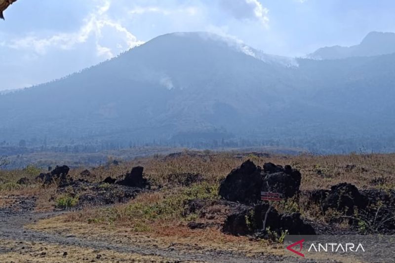 Kebakaran Hutan Gunung Guntur Berhasil Dipadamkan, Warga Diimbau Berhati-hati